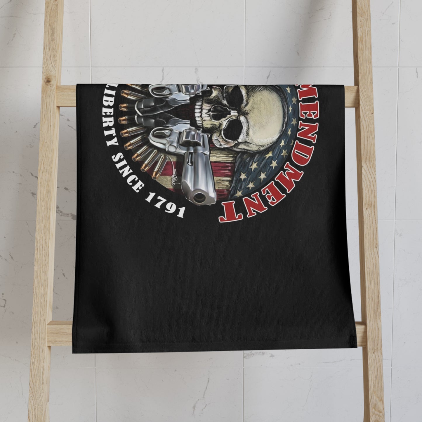2nd Amendment 2A Gun Kitchen Bathroom Soft Hand Towel