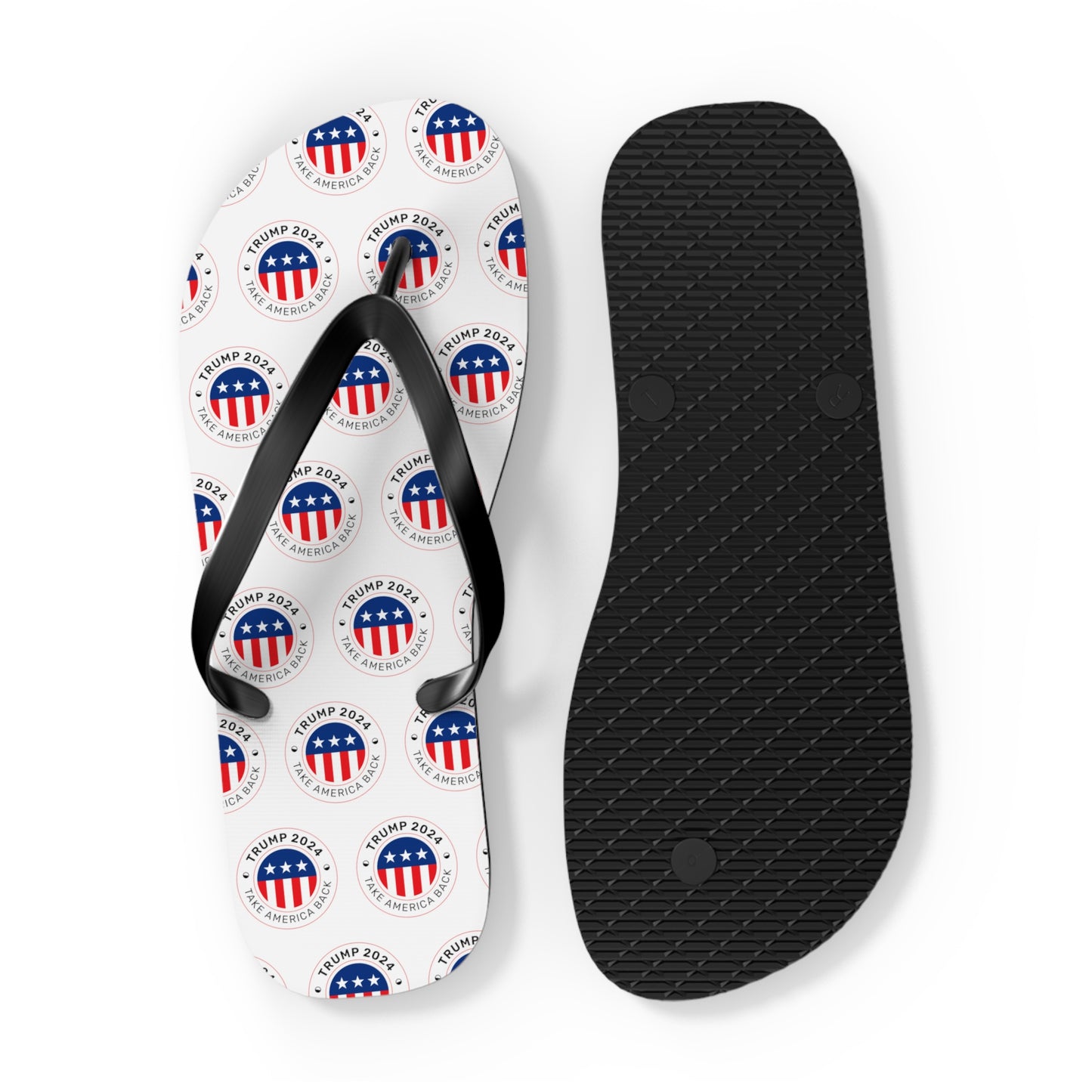 Take America Back MAGA Trump Bequeme Sommer-Strand-Unisex-Flip-Flops