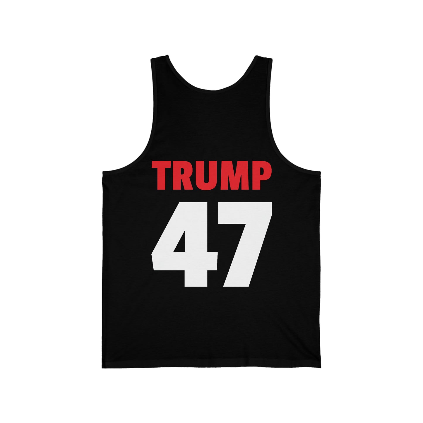Trump 47 Präsident Hochwertiger Unisex-Sommer-Tanktop aus Jersey