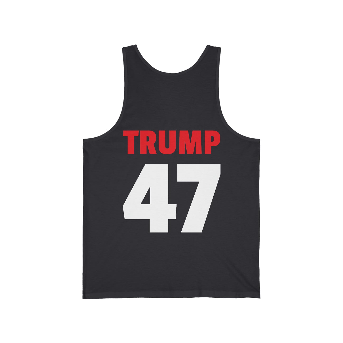 Trump 47 Präsident Hochwertiger Unisex-Sommer-Tanktop aus Jersey