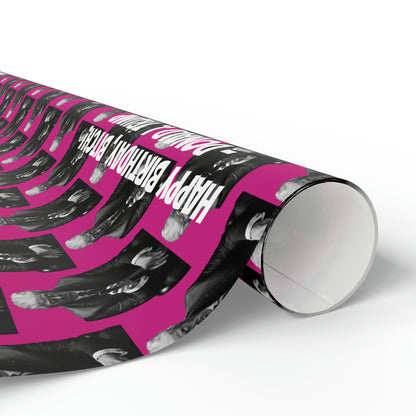 Happy Birthday Bitch! -Donald J. Trump Birthday Gift Wrapping Paper - Pink