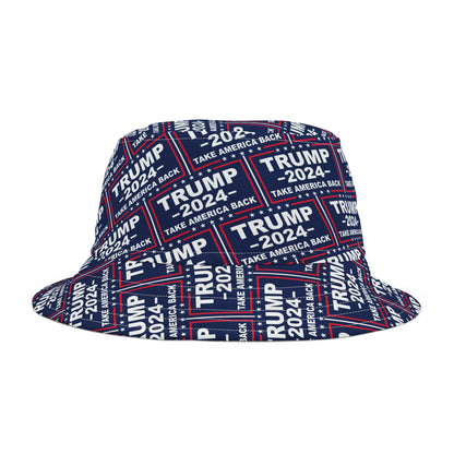 Trump 2024 Blue All over Print Bucket Hat