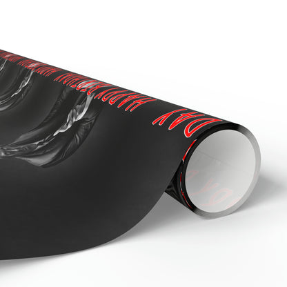 Happy Birthday Trump 2024 Black MAGA Birthday Gift Present Wrapping Paper