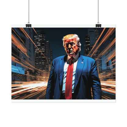 Trump Comic Book Style 1 Rolled Posters choose size and finish