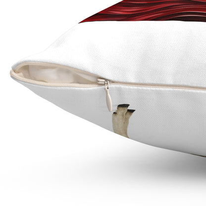 MAGA Trump (Stuffed with the cotton from liberal sheep) Spun Polyester Square Pillow