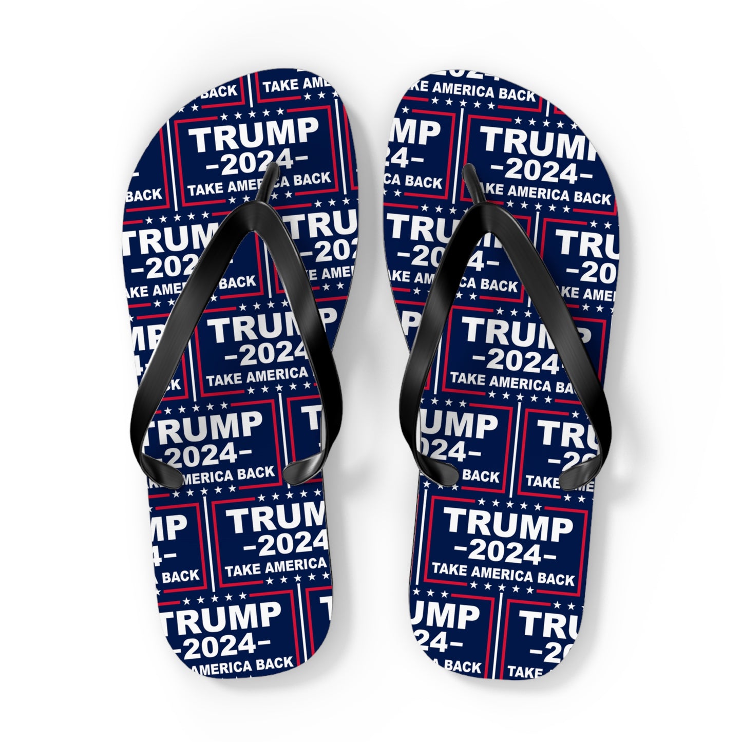 Trump Take America Back Comfy Summer Beach Unisex Flip Flops