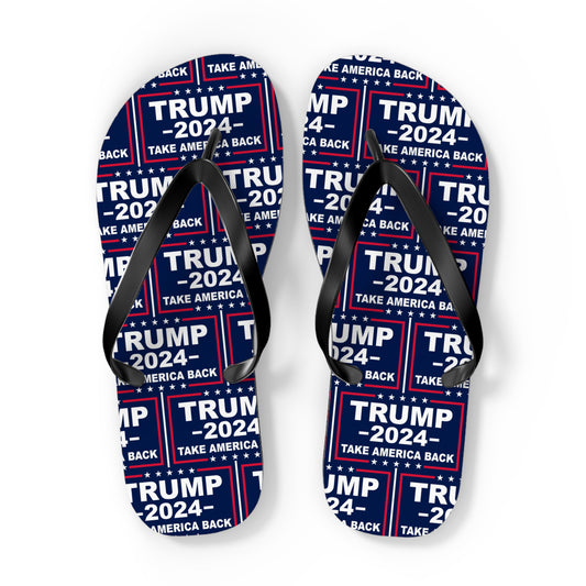 Trump Take America Back Comfy Summer Beach Unisex Flip Flops