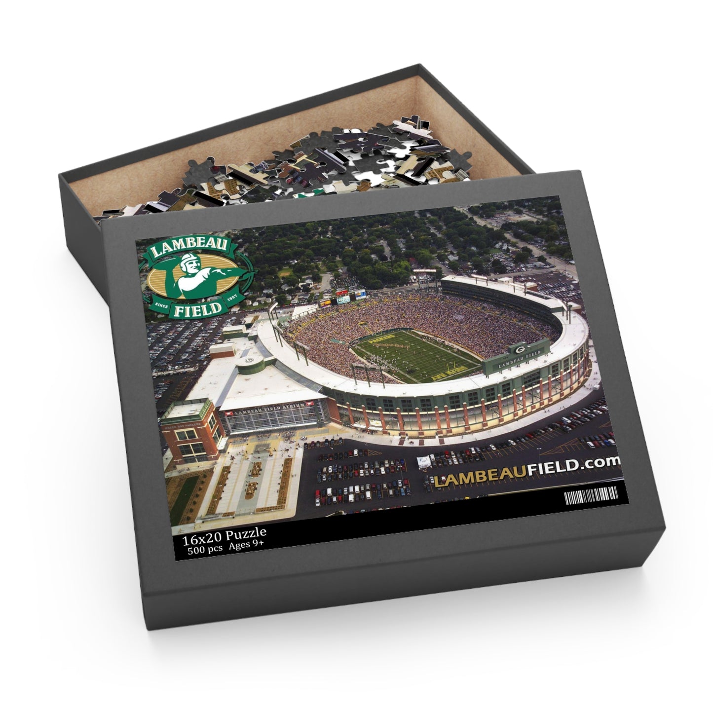 Lambeau Field Puzzle (252 or 500-Piece) Green Bay Packers NFL Stadium football