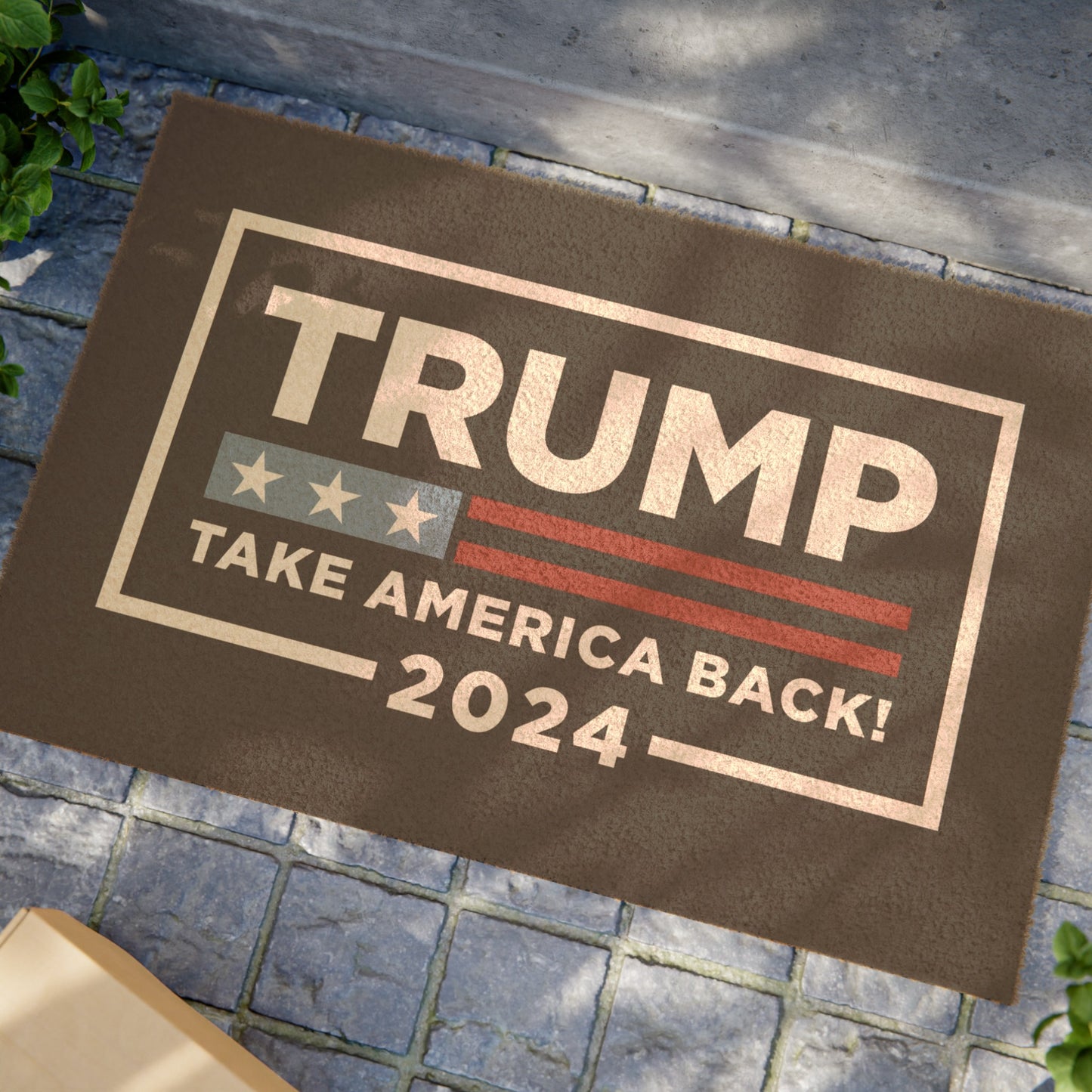 Trump MAGA Take America Back Outdoor Heavy Duty Shoe and Boot Welcome Doormat