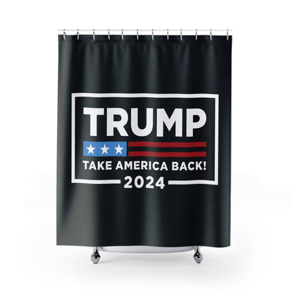 MAGAGA Store Original Trump Make America Great Again MAGA Polyester Shower Curtains