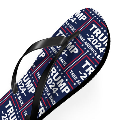 Trump Take America Back Comfy Summer Beach Unisex Flip Flops