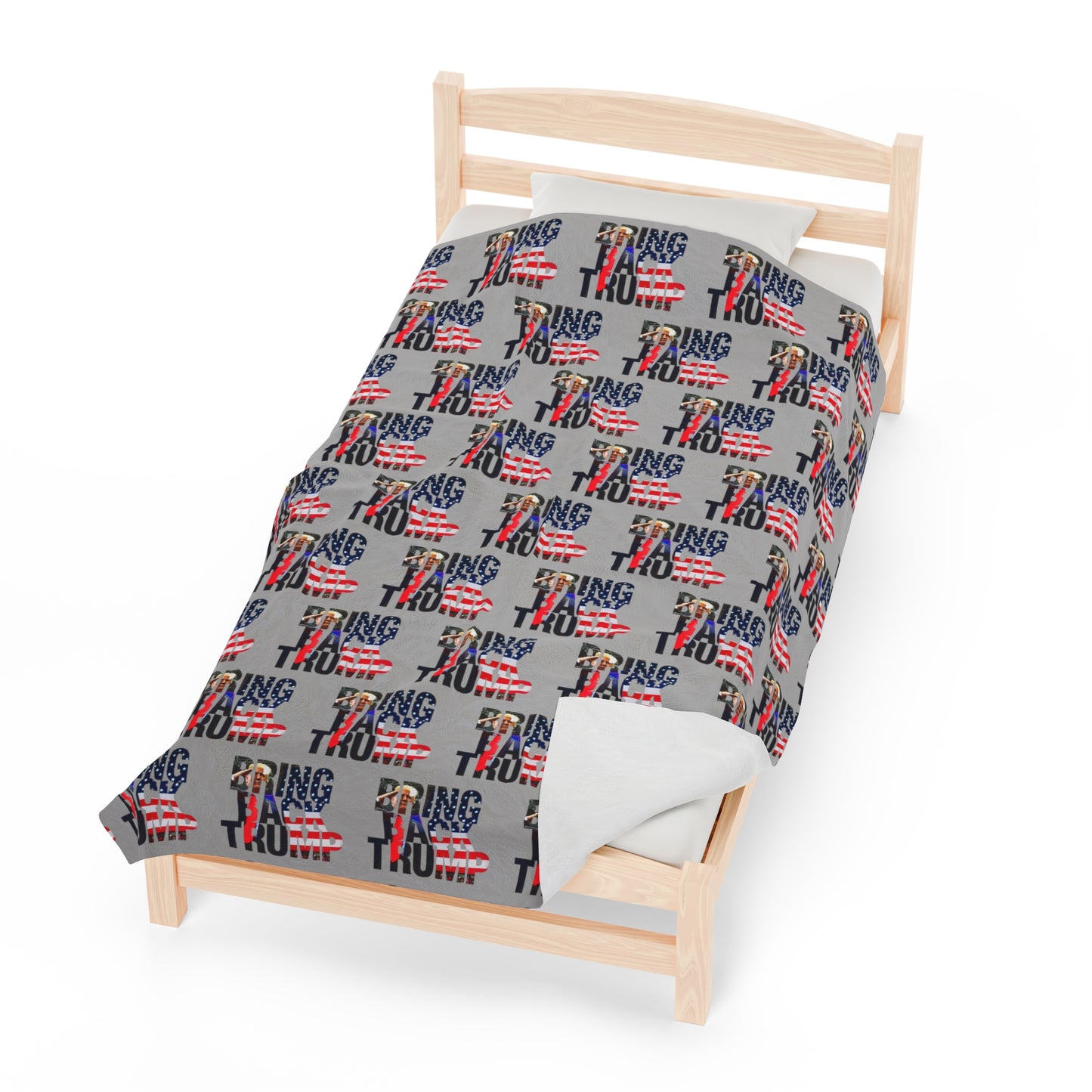 Trump MAGA Take America Back Fleece Warm Blanket