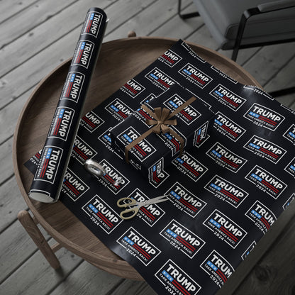 Trump 2024 Take America Back Christmas Gift Present Wrapping Papers