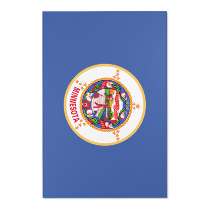 The ORIGINAL Minnesota State Flag large floor Area Rugs