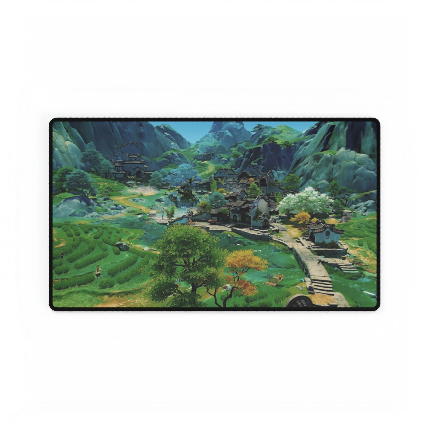 Genshin Impact Landscape Furina Aether Paimon Neuvillette High Definition PC PS Videospiel Schreibtischunterlage