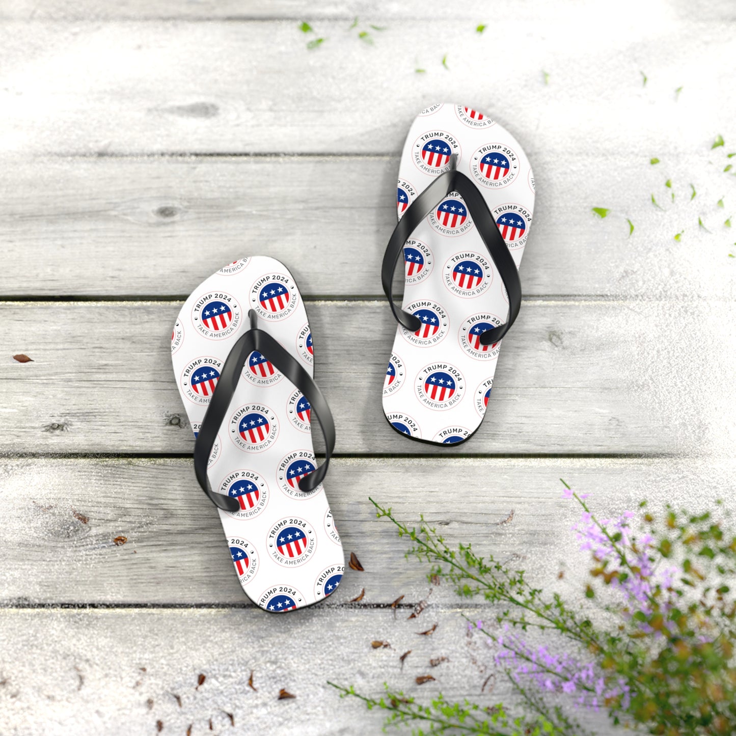 Take America Back MAGA Trump Bequeme Sommer-Strand-Unisex-Flip-Flops