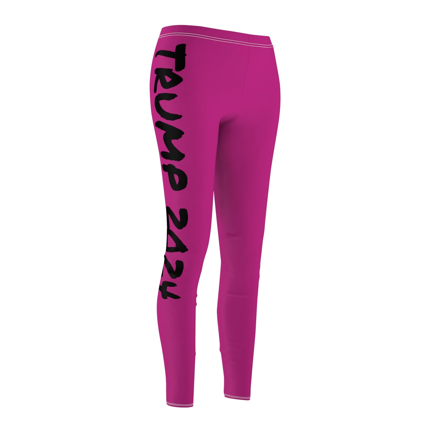 Trump 2024 USA Pink Women's Casual Leggings Trump MAGA