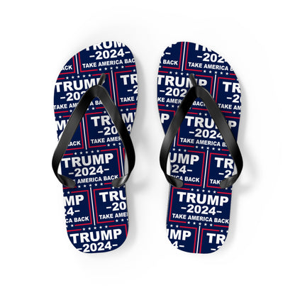 Trump Take America Back Comfy Summer Beach Unisex Flip Flops