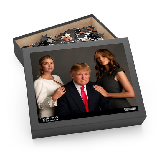 Trump Family Melania Ivanka MAGA  (252 or 500 Piece) High Quality Thick Puzzle Game