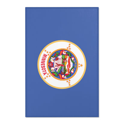 The ORIGINAL Minnesota State Flag large floor Area Rugs
