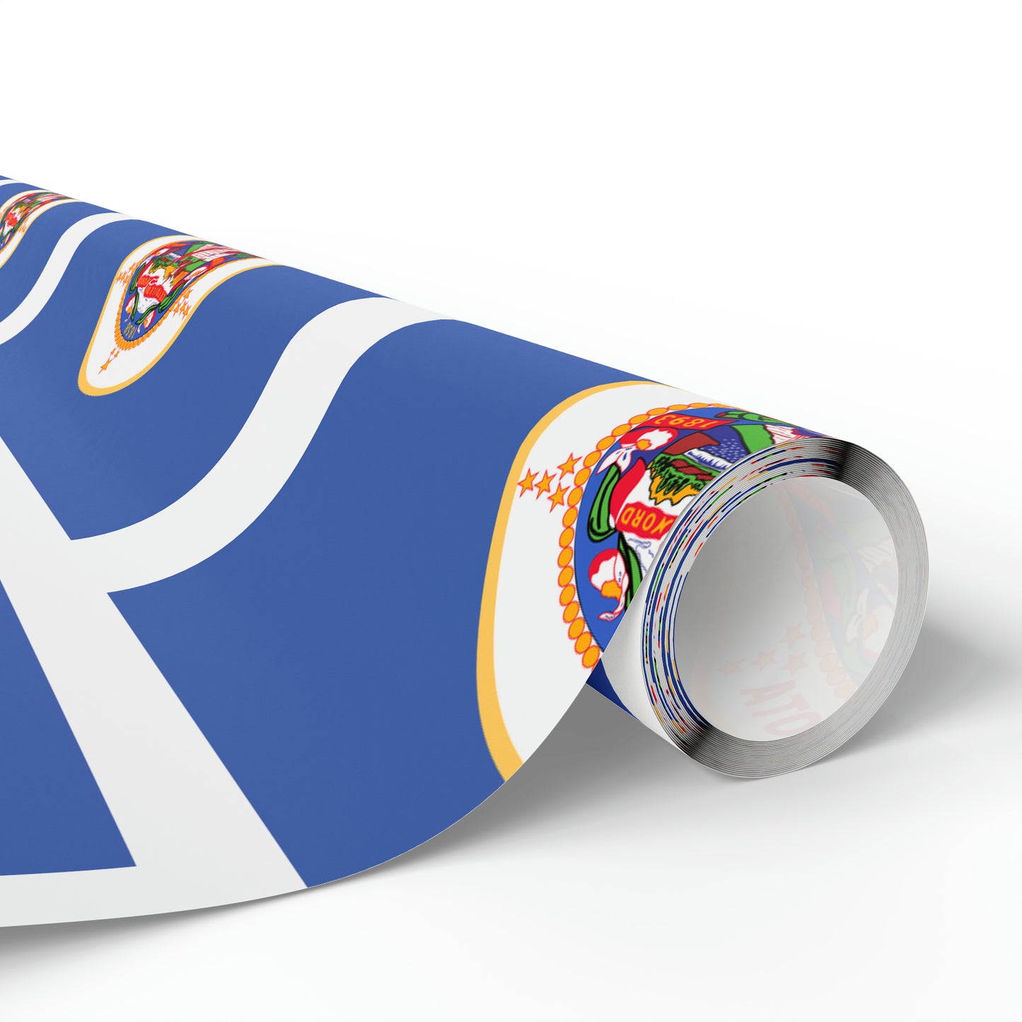 The ORIGINAL Minnesota State Flag Birthday Gift Wrapping Paper Don't Change our flag