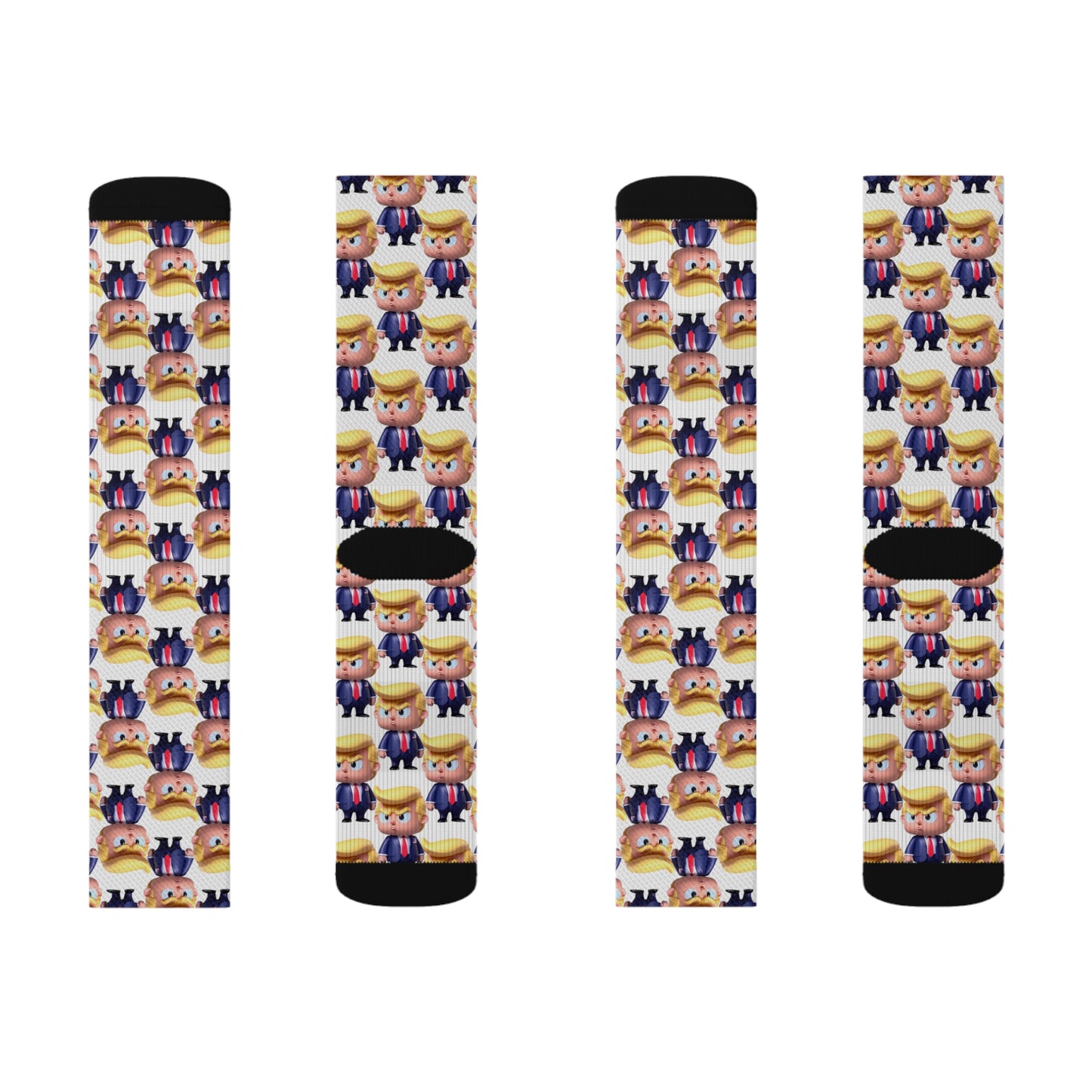 Little Trump Printed Sublimation Socks