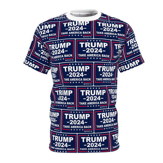 Trump 2024 Take America Back MAGA Unisex Cut & Sew Tee