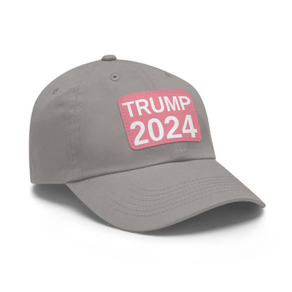 Women's Trump 2024 leather patch hat