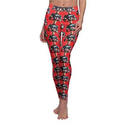 Captain Trump America Red Women's Casual Leggings