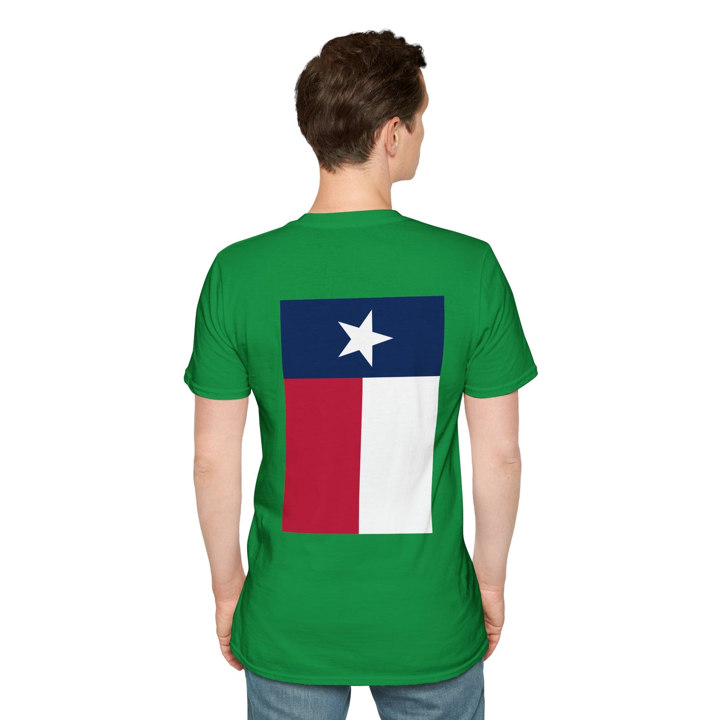 We Stand With Texas Flag Trump 2024 Unisex Softstyle T-Shirt MAGA