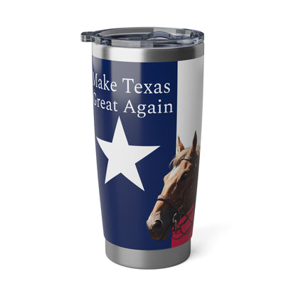 Make Texas Great Again Cowboy Trump Stainless Vagabond 20oz Tumbler
