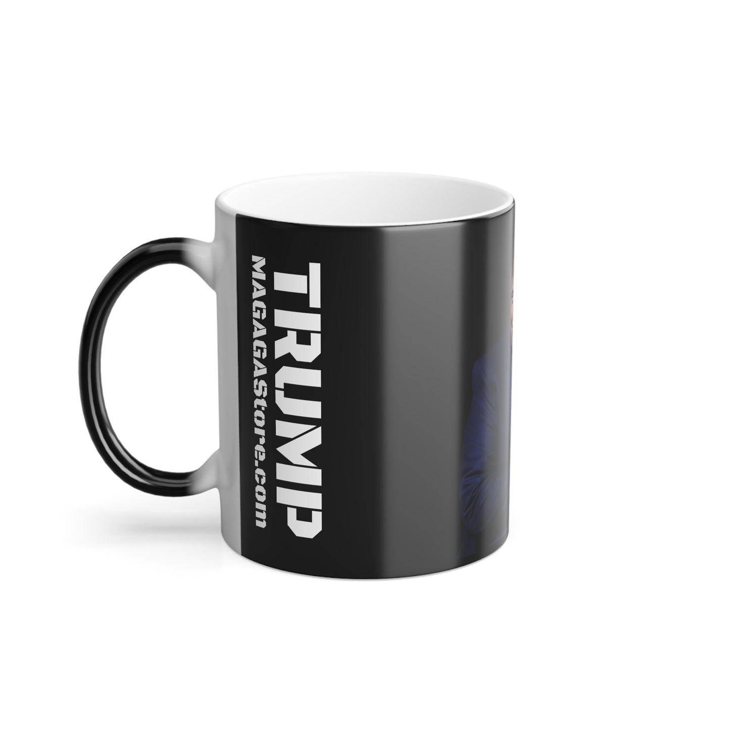 Color Morphing Trump loves America Heat Reacting Coffee Mug 11oz