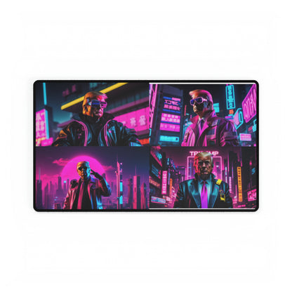 Amerikanische Schreibtischmatten im Cyberpunk-Stil von Donald Trump Video Gamer MAGA