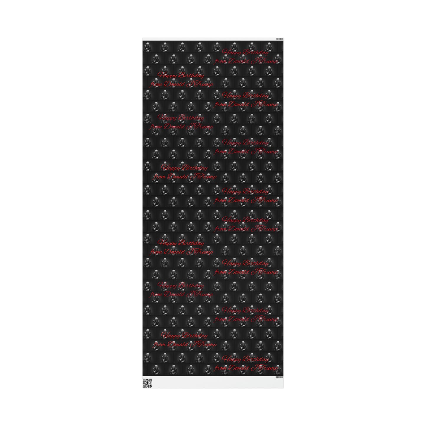 Happy Birthday From Donald J Trump Gift Wrapping Paper (Red)