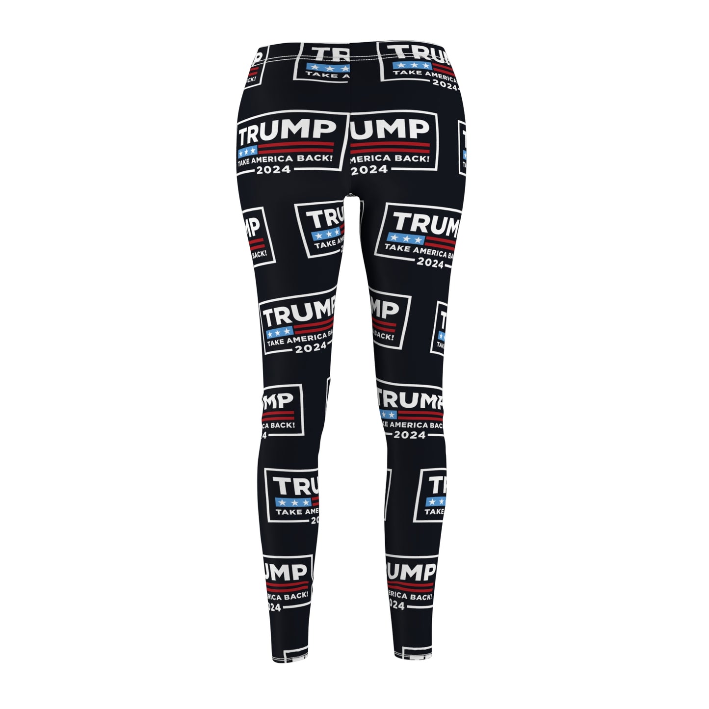 Trump 2024 Take America Back Black Women's Casual Leggings MAGAGA Store