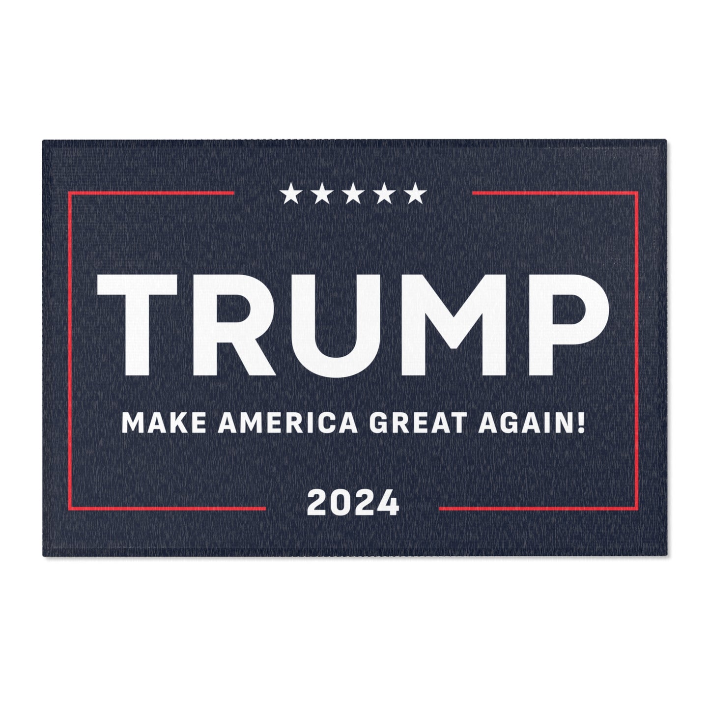 Trump Take America Back 2024 Large polyester hemmed Flat Lay Area Rugs MAGA