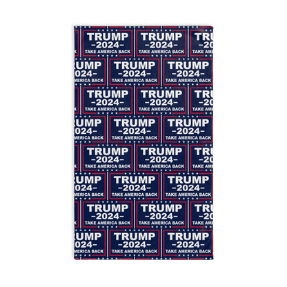 Trump 2024 Take Back America Kitchen Bathroom Soft Hand Towel