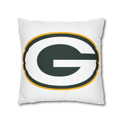 Packers Vikings Bears Lions Trophy Spun Polyester Square Pillow Case