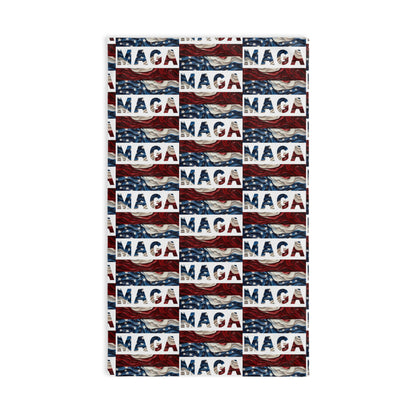 MAGA Red white and blue American Kitchen Bathroom Soft Hand Towel