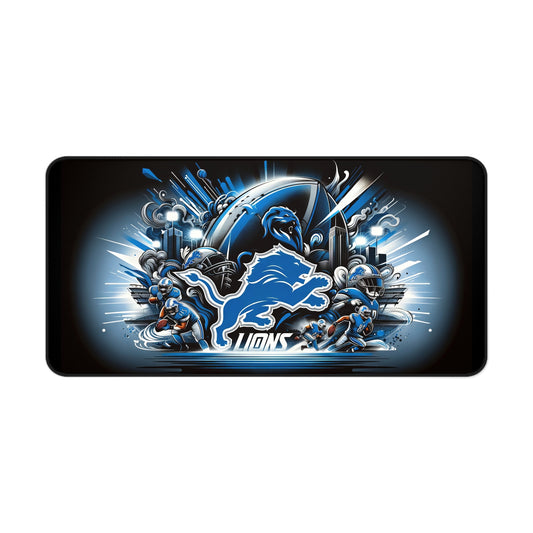 Detroit Lions NFL Football High Definition Desk Mat Mousepad