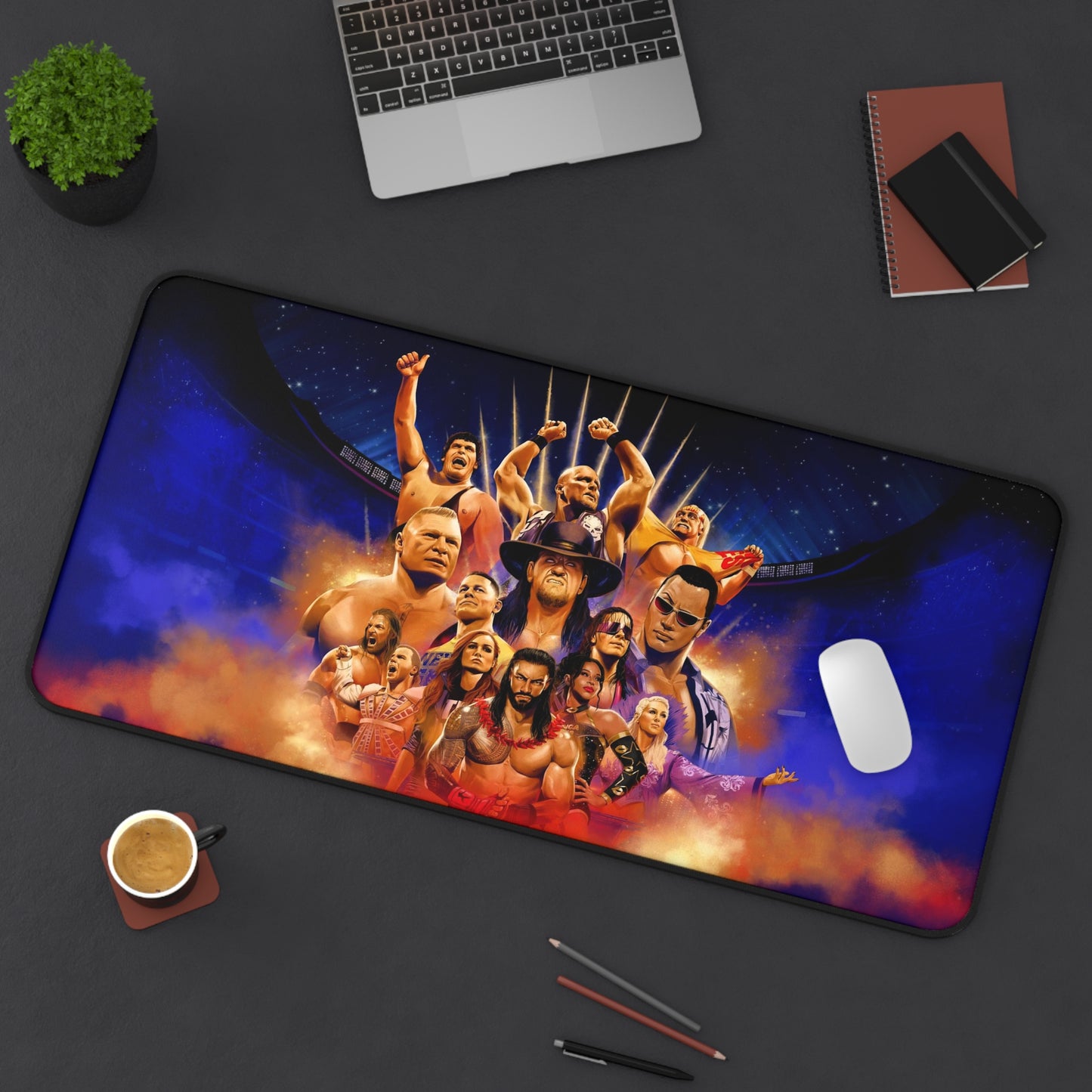 WWE 2K24 High Definition PC PS Video Game Desk Mat Mousepad