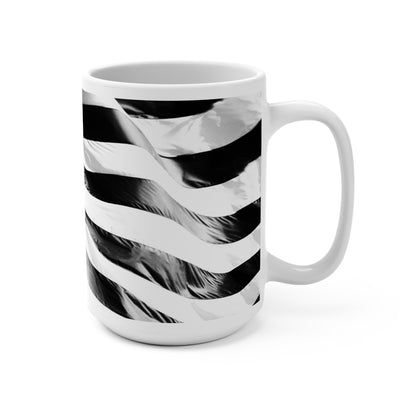 Trump Leather Jacket Flag gift Jumbo Ceramic Coffee Mug 15oz MAGAGA