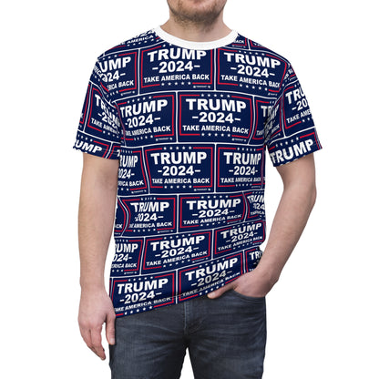 Trump 2024 Take America Back MAGA Unisex Cut & Sew Tee