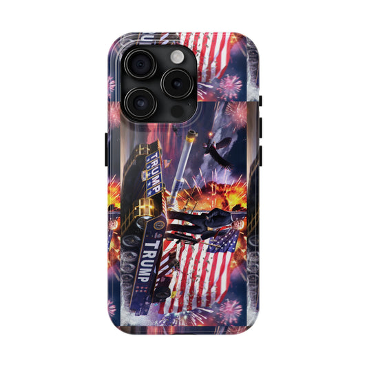 Trump Tank Murica F Yeah Apple iPhone Tough Phone Cases
