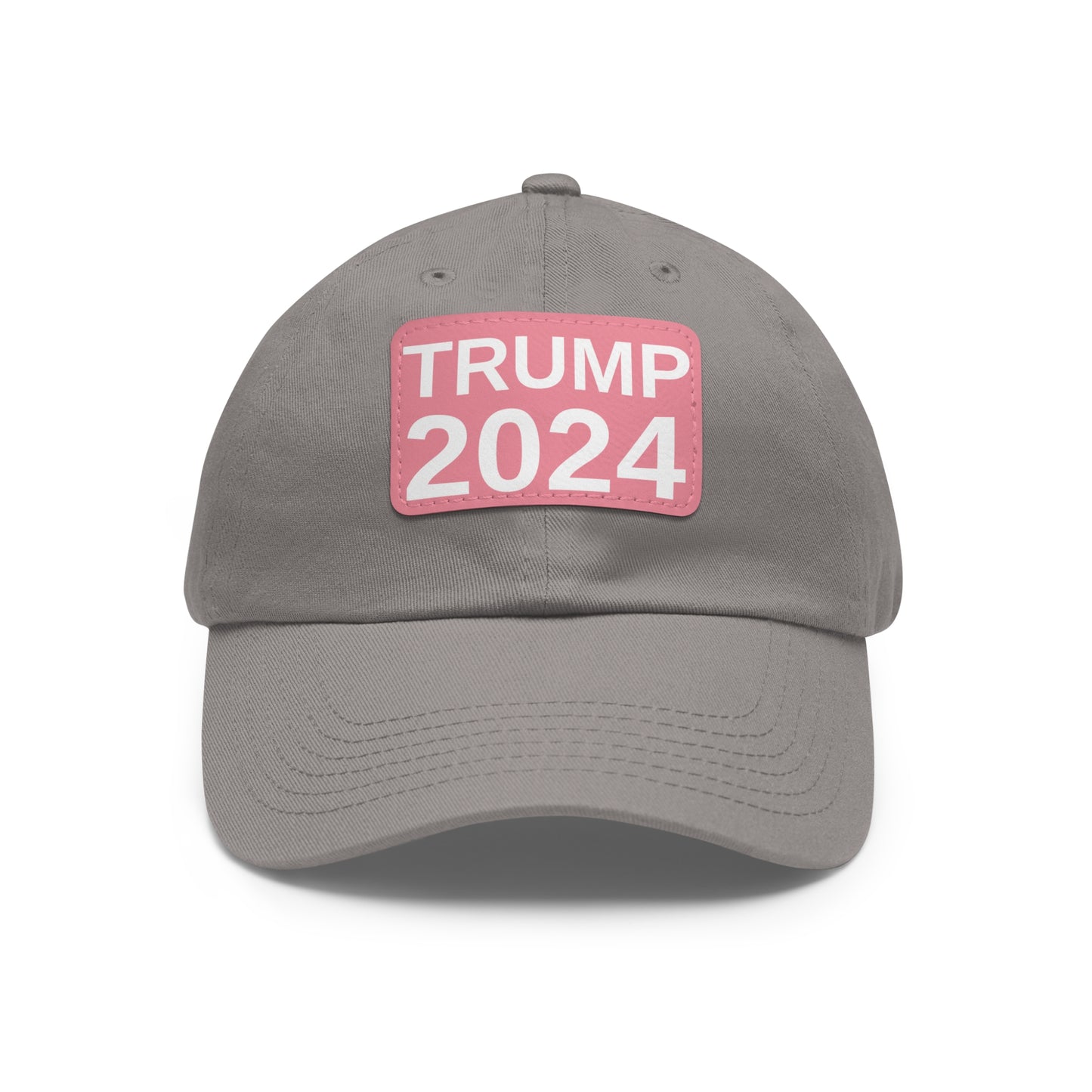 Women's Trump 2024 leather patch hat