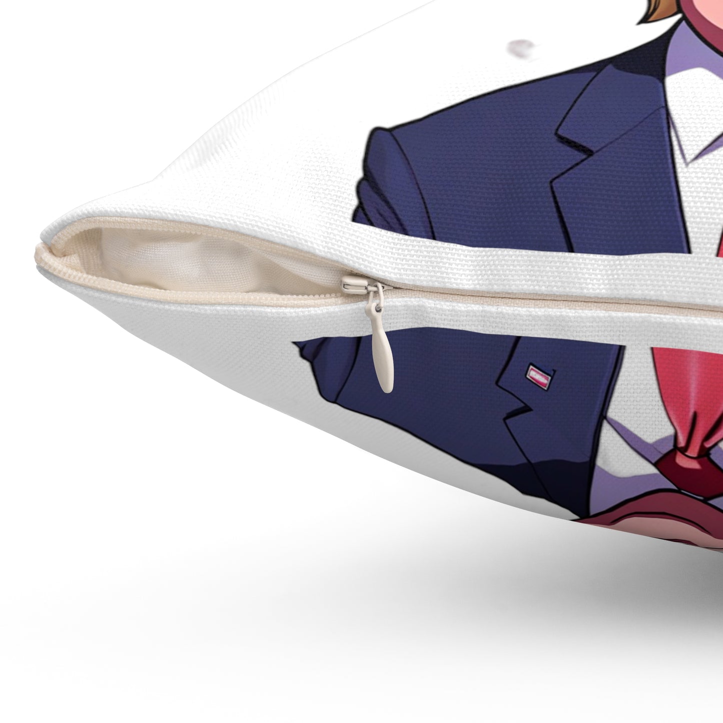 I love you like Trump loves America Spun Polyester Square Pillow