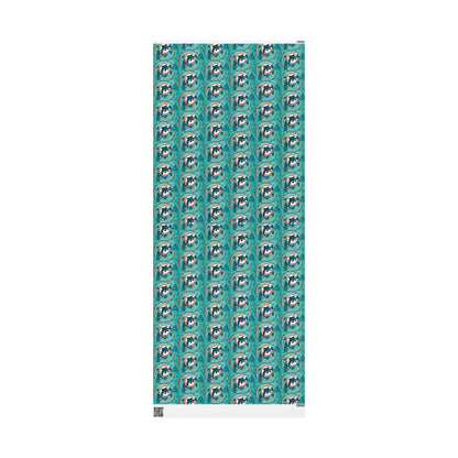Miami Dolphins Logo NFL Football Birthday Gift Wrapping Paper Holiday