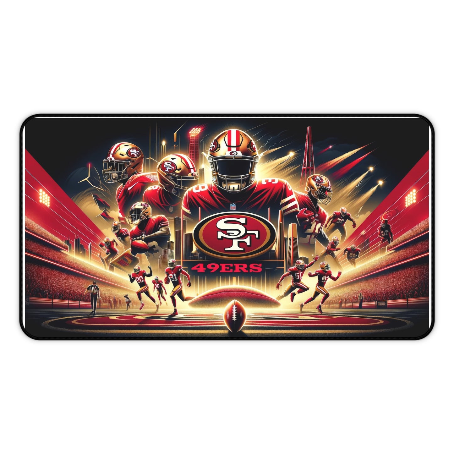 San Francisco 49ers NFL Football High Definition PC Desk Mat Mousepad