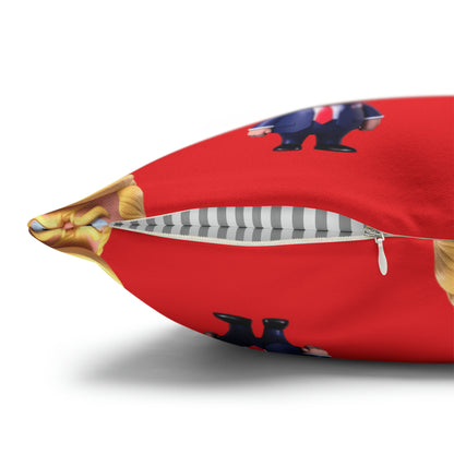 Little Trump 2024 Republican Red Soft Comfy Throw Pillow Case MAGA Gift