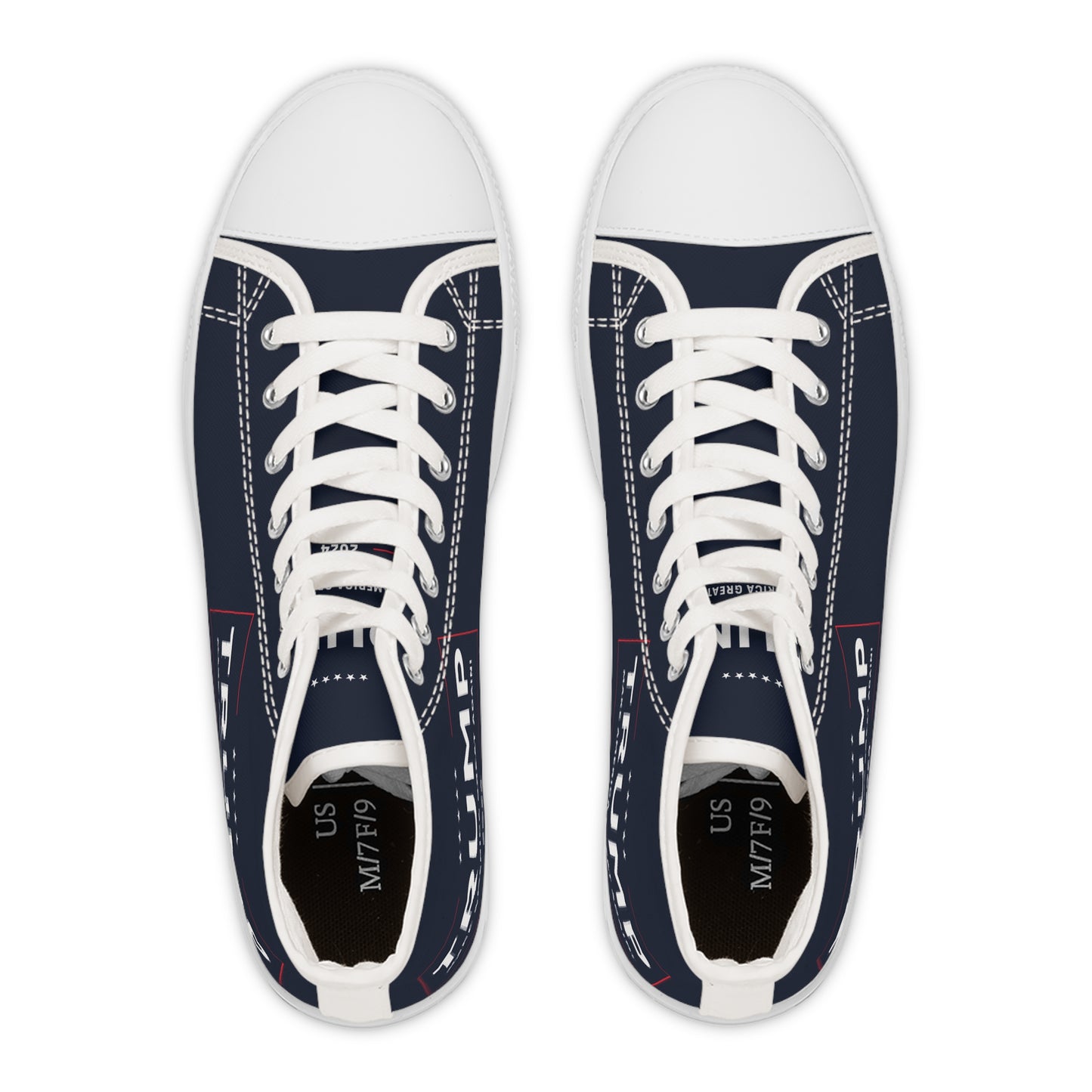 Trump 2024 Make America Great Again MAGA Women's High Top Sneakers Shoes